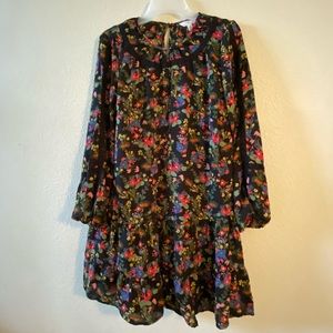 Time and Tru Women’s Long Sleeve Lace Babydoll Dress